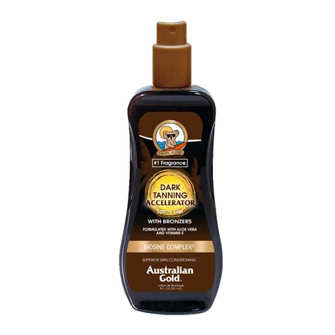 Australian Gold Dark Tanning Accelerator Spray Gel .